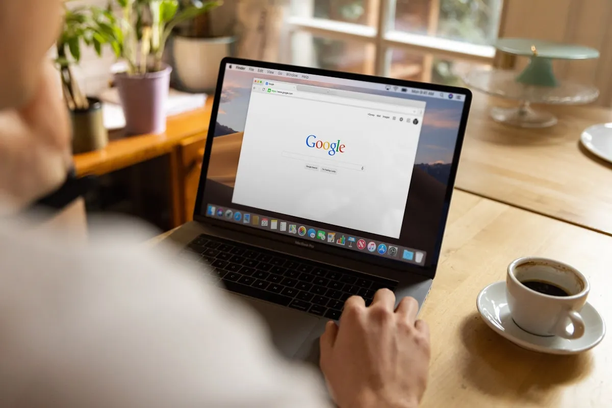 Site WordPress de pequena empresa ranqueando no Google